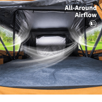 Tente de toit souple pliable de haute qualité, imperméable et de premier ordre, pour SUV 4x4, camping en plein air