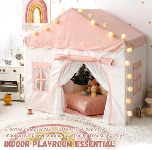 Château de jeu pour enfants personnalisé, durable, pour l'intérieur et l'extérieur, grande tente de jeu de princesse pour jardin - Product Image 2
