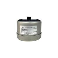 AKS Portable Digital Pressure Gauge 65mm, 0-200 bar Range, 1/4" NPT Thread, High Accuracy ±0.5% FS