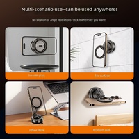 Penyangga Ponsel Mobil Magnetik Vakum Suction Magsafe Mount Putar 360 Derajat Lipat