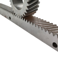 Crémaillère hélicoïdale CNC personnalisable 50x50/60x60, en acier, avec traitement thermique et usinage par hélicoïlage
