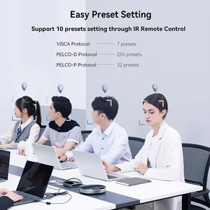 2024 tenveo PTZ hội nghị Máy Ảnh USB/HDMI 20x Zoom 1080p 60fps đầu ra hỗ trợ mạng streaming làm việc với zoom Skype đội - Product Image 5