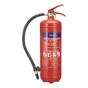 21A 144B C E Electrical Fire Rating 15Bar Working Pressure 4KG ABC Fire Extinguisher Dry Chemical For Fire Risks