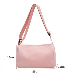 Borsa a Tracolla Unisex Qetesh Retrò Casual di Grande Capacità in Oxford, Nuova Moda Estiva con Tracolla Singola e Logo - Product Image 5