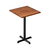 Table de café contemporaine en bois, table moderne, mobilier commercial pour café