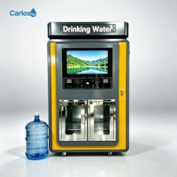 Distributeur d'eau 24h/24 sans surveillance avec protection contre la pénurie d'eau, design élégant, pour les stations d'eau