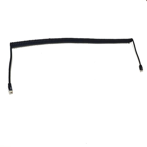 Câble téléphonique spiralé RJ12 6P6C 28AWG, cordon téléphonique rétractable à ressort, câble d'extension en PU pour téléphone, appareil <span class=keywords><strong>VoIP</strong></span> - Product Image 1