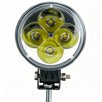 Lampe de travail LED 3,2 pouces 12W 6000K, étanche IP68, 12-48V, 800lm, lampe auxiliaire pour conduite tout-terrain, voiture, camion, chariot élévateur