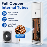 AC Inverter DC 10HP Hemat Energi, Tipe Kabinet Lantai, Kapasitas Pendinginan Tinggi untuk Pabrik