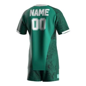 Offre Spéciale – Ensemble de Sport Sublimé pour Hommes : Maillot de Rugby Col V et Short – Idéal pour la Musculation et l'Entraînement en Salle de Sport - Product Image 2