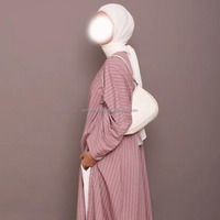 Robe Abaya Longue Willson 2026 à Manches Longues et Fente Haute Musulmane Pudique Femme Tenue Élégante Vêtements Islamiques pour Toutes Saisons