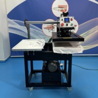 Máquina de Prensa Térmica Hidráulica de Alta Pressão Semiautomática de Estação Dupla 40x60cm para Transferência de Estampas em Camisetas e Vestuário - Preço com Desconto