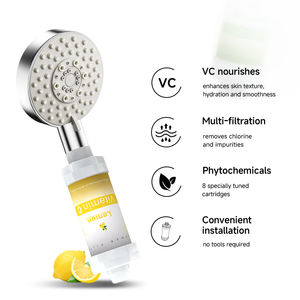 Filtro <span class=keywords><strong>de</strong></span> ducha con infusión <span class=keywords><strong>de</strong></span> vitamina C portátil Fácil instalación Ionizador <span class=keywords><strong>de</strong></span> carbón activado para el cuidado <span class=keywords><strong>de</strong></span> la piel Manual <span class=keywords><strong>de</strong></span> limpieza facial - Product Image 6