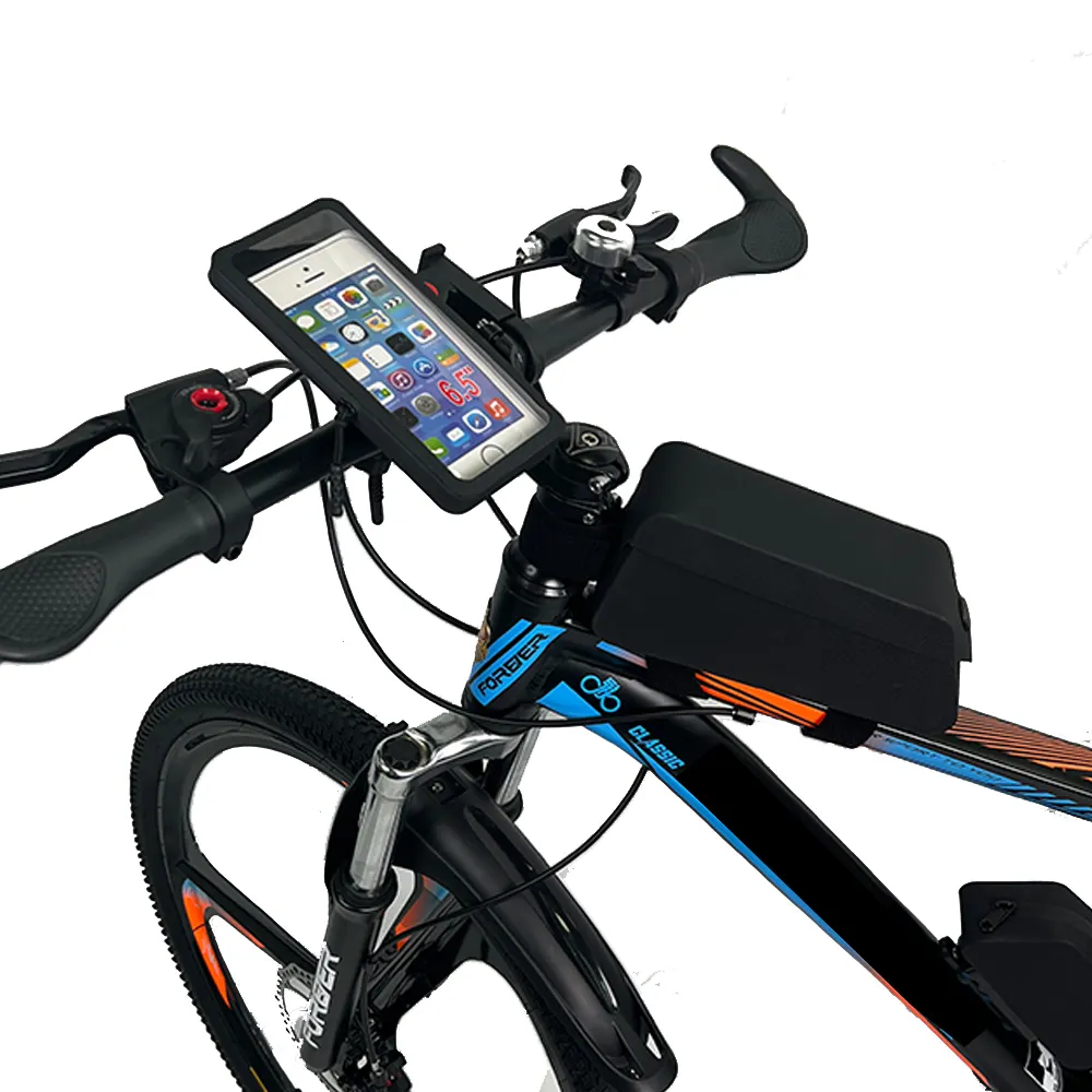 Tas bingkai sepeda gunung, untuk pantai jalan dengan penutup magnetik, tas sepeda pipa atas, kantung Aksesori Sepeda