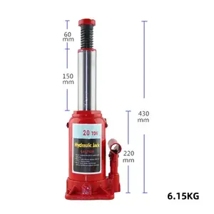 Wholesale Hydraulic Car Jack 12 Ton Red Portable Hydraulic Trailer Jack