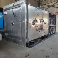Gebruikt automatische vacuümvriesdroger voor aquatische producten, 304 roestvrij staal, vis- en garnalenvriesdroogmachine, concurrerende prijs