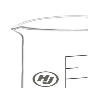 HAIJU LAB-стеклянная чашка для кружки с ручкой, боросиликатное стекло, лабораторная посуда, прозрачные и толстые стенки, 3,3, 50-2000 мл