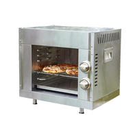 Grill à gaz portable en acier inoxydable pour l'extérieur, idéal pour les ailes de poulet, les légumes, le maïs, les brochettes de viande, les steaks et comme four à steak - Vente en gros