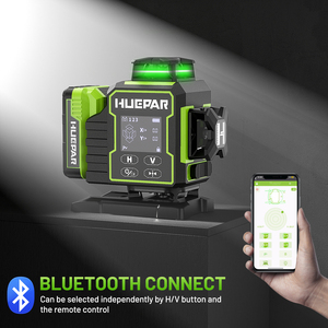 Hot bán huepar mô hình mới 2024 w04cg 4D 4x360 Hot Bán 16 dòng laser cấp công cụ tự san lấp mặt bằng 360 với màn hình LCD - Product Image 5