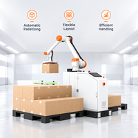 Robot de palettisation mobile collaboratif flexible pour sacs et cartons, directement de l'usine, pour les centres logistiques intelligents