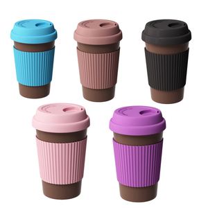 แก้วกาแฟรักษ์โลก ขนาด 350 มล. 12 ออนซ์ ย่อยสลายได้ ผลิตจากกากกาแฟ ฝาซิลิโคน ใช้กับไมโครเวฟและเครื่องล้างจานได้ ดีไซน์คลาสสิก ลดราคาพิเศษ - Product Image 1