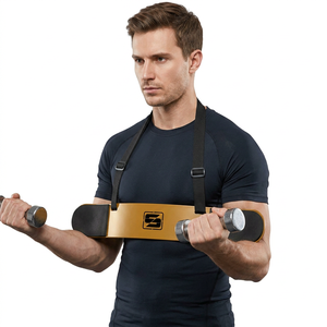 Appareil de musculation unisexe en aluminium réglable et antidérapant pour les biceps, confortable et robuste - Product Image 1