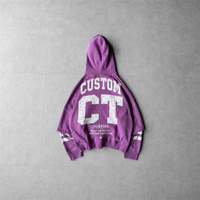 Sweat à capuche zippé surdimensionné en coton 100% pour homme avec logo personnalisé, pour un streetwear éco-responsable, sweat à capuche décontracté OEM ODM