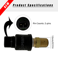 Interrupteur de pression hydraulique de conception originale 20PS597-5 pour contrôleur de capteur d'excavatrice SH200 SH240 Linkbelt LS210 LS240 20PS5975