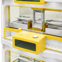 LECHUANG Machine à griffes en métal pour cadeaux, avec casier à prix, équipement d'arcade à grue, éclairage clignotant, pour aire de jeux intérieure et divertissement familial