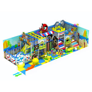 Aire de jeux d'intérieur pour enfants, terrain de jeux avec diapositives d'équipement, nouvelle collection, château Sale - Product Image 6