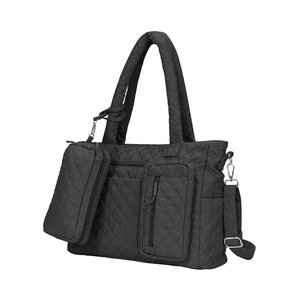 Bolsos de Mano y Hombro de PU para Mujer, 26x11x20cm, para Todas las Temporadas, Juego de 2 Piezas, Forro de Poliéster, Cierre de Cremallera - Product Image 1