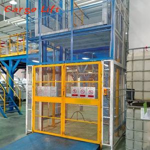 CE sertifikalı 1000kg 1500kg 2000kg 3000kg 5000kg elektrik özelleştirilebilir demiryolu duvara monte mal platformu asansör depo için - Product Image 5