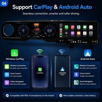 Autoradio Android RoadNavi 24,6 pouces à double écran pour Jeep Wrangler JL 2018-2023, nouvelle unité centrale de remplacement/mise à niveau, tableau de bord numérique