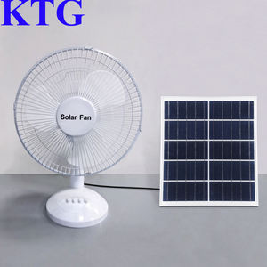OEM Outdoor Home Solar Electric Power Fan 12 Polegada Portátil Recarregável Ventilador Energia Solar Stand Fan - Product Image 3