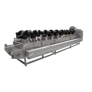 industrial fruit leaf salad vegetable dewatering machine potato Cassava dewatering air drying cleaning machine