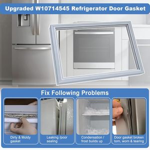 <span class=keywords><strong>Accessoires</strong></span> <span class=keywords><strong>pour</strong></span> <span class=keywords><strong>réfrigérateur</strong></span> W10714545, joint de porte de congélateur compatible avec <span class=keywords><strong>Whirlpool</strong></span>, remplace WPW10714545, W10191103 - Product Image 5
