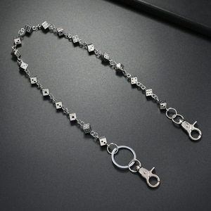 Ingrosso nuovo Cool Hip Hop Punk Goth alla moda Pocket Rock portafoglio cintura <span class=keywords><strong>pantaloni</strong></span> di jeans catena dadi catena <span class=keywords><strong>per</strong></span> le donne degli uomini (TC168) - Product Image 4