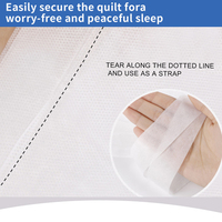 Draps de lit jetables portables pour hôtel, housse de couette de voyage, taie d'oreiller, ensemble de couette, protection anti-acariens toutes saisons 200TC pour