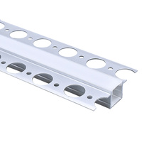 Profilé LED linéaire en aluminium 15x15mm pour plafond, pour plaque de plâtre et cloison sèche, canal en alliage d'aluminium