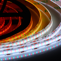 Bande LED RVB adressable 1008LEDs/m FCOB Bande lumineuse linéaire RVB Bandes LED COB Lumière SK6805 LC8805 Couleur magique pour la décoration