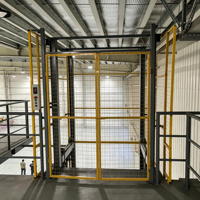 Elektrikli Kargo Asansörü Yük Asansörü Hidrolik Eşya Kaldırma Platformu Fabrika Deposu Kargo Kaldırma İçin