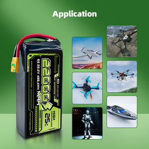 Batería Li-po GPR POWER UAV Drone de Alta Capacidad 22.2V 22000mAh 6S OEM 25C, Alta Densidad de Potencia, 500 Ciclos - Product Image 5