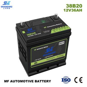 แบตเตอรี่รถยนต์ Shangwei รุ่น 38B20 12V 36Ah สำหรับรถยนต์ฮอนด้า ฟิต ฟรีด ซูซูกิ อัลโต - Product Image 3