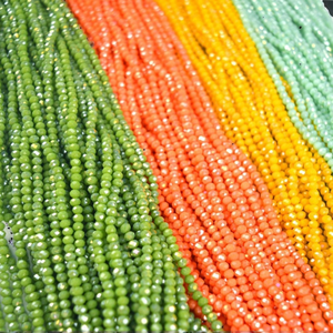 ลูกปัดแก้วคริสตัลทรงไบโคนขนาด 3 มม. สำหรับทำเครื่องประดับ สำหรับงานแลมป์เวิร์คและงานคริสตัล - Product Image 2