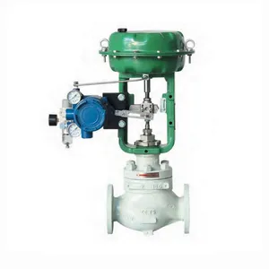 Vanne de contrôle à diaphragme pneumatique série ZJHM avec positionneur vanne Globe à vapeur d'eau actionnée pneumatique