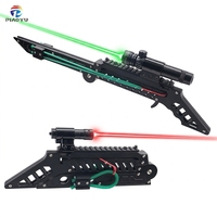 Slingshot de chasse pliable Piaoyu vert/rouge, en plastique, pour adultes, accessoires de tir à l'arc, tir de balles, sports de plein air
