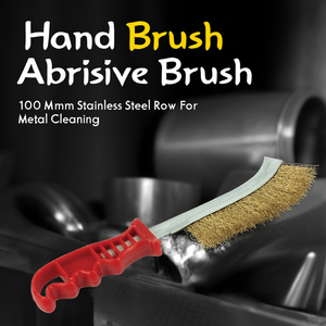 แปรงขัดมือ แปรงขัดสแตนเลส ขนาด 100 มม. สำหรับทำความสะอาดโลหะ - Product Image 3