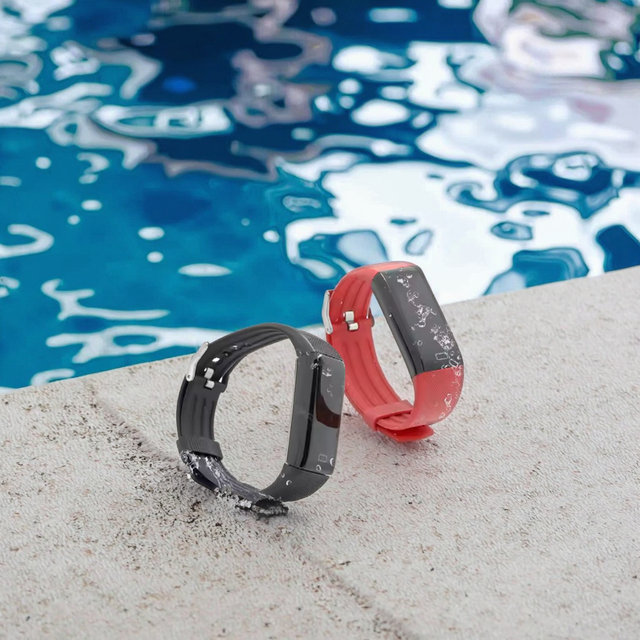 W59 Rechargeable Wireless Wristband Alarm Buzzer SOS Alert BLE 5.0  Waterproof IP67 Real-time People Tracking Beacon Bracelet