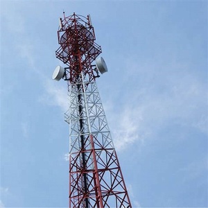 60 m 4 chân <span class=keywords><strong>Internet</strong></span> đài phát thanh Wifi tín hiệu mạ kẽm góc thép thông tin liên lạc thiết bị viễn thông lò vi sóng ăng ten tháp - Product Image 6