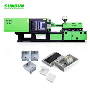 SUNBUN Plastic Molding Switch Box Electrical Junction Box Machine Pvc Automatic Junction Box Making Machine